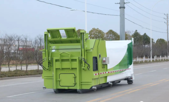 18立方翻桶式移動壓縮站